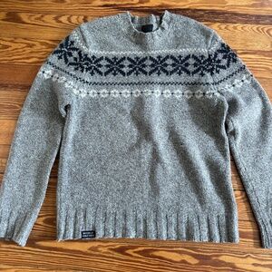 Vintage snowflake sweater